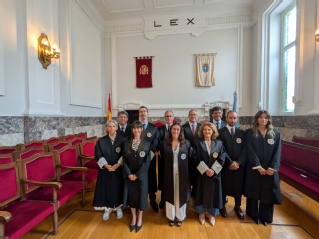 El TSXG acoge la jura de cuatro jueces que ejercerán funciones de refuerzo en órganos de Galicia